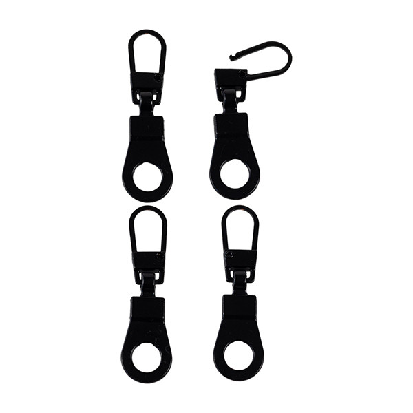RIDERR Riderr replacement zip pullers (4 pack) black
